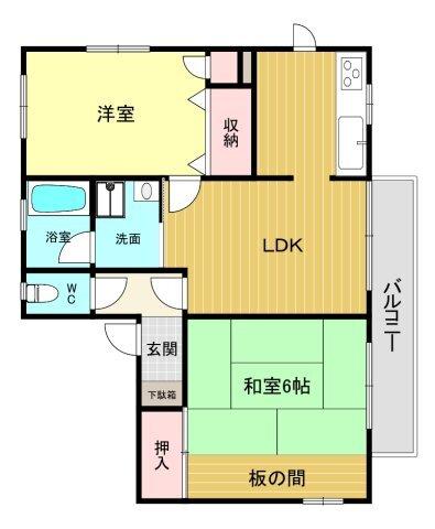 アイビー館 間取り図画像