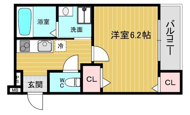 フジパレス西宮甲東園Ⅲ番館 間取り図画像