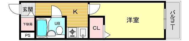 ステラハウス４−８００ 間取り図画像