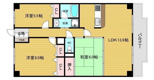 グランドール 間取り図画像
