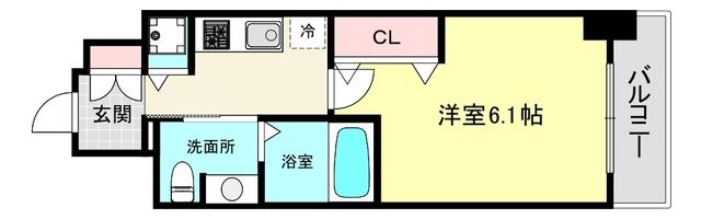 エスリード西宮北口第２ 間取り図画像