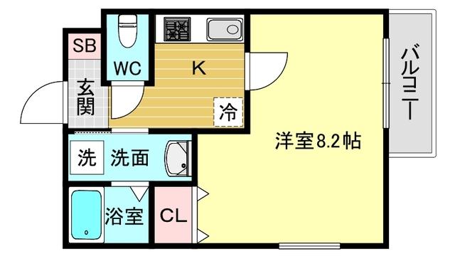 ヴィクトワール西宮丸橋町 間取り図画像