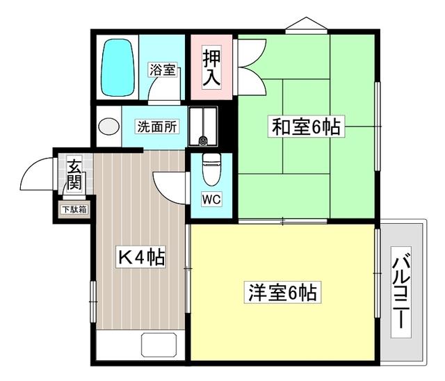 イースト七番館 間取り図画像