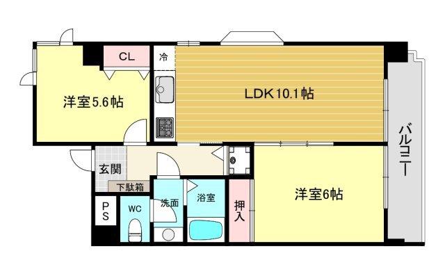 デュオ苦楽園 間取り図画像