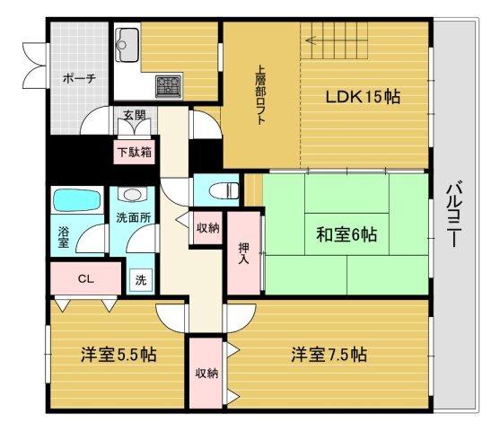 ロイヤルメゾン甲陽園2 間取り図画像
