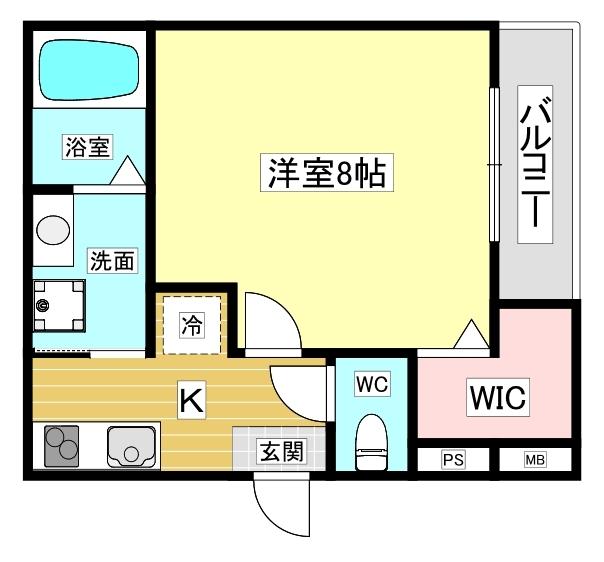 フジパレス西宮段上町 間取り図画像