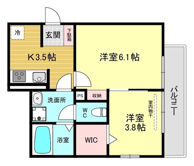 レ・セーナ甲東園 間取り図画像