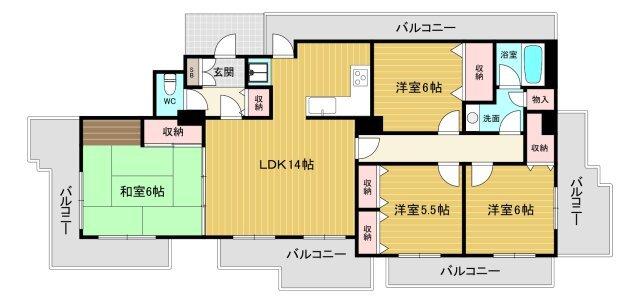 ロイヤルメゾン甲陽園2 間取り図画像