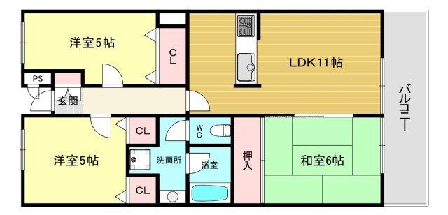 レキオ荒木 間取り図画像