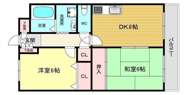 ピン・リーブルⅡ 間取り図画像