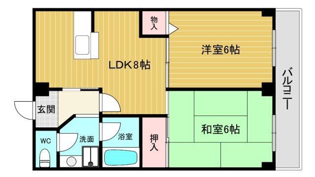 プレバハイツ 間取り図画像