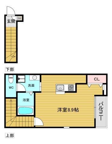 あんしん+ＶｅｒＭ五ケ山22-2001 間取り図画像
