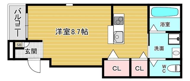 あんしん+ＶｅｒＭ五ケ山22-2001 間取り図画像