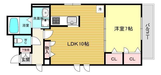 ダンデライオン門戸Ⅱ 間取り図画像