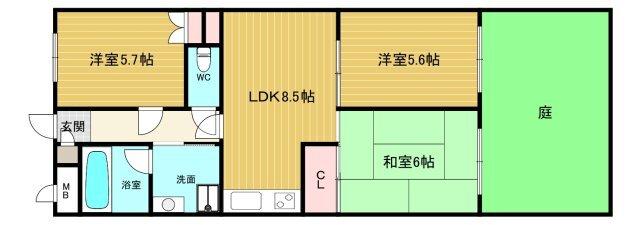 ＩＯ甲子園一番館 間取り図画像