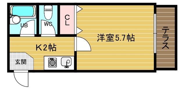 プチハウス仁川 間取り図画像