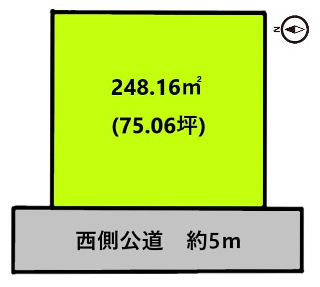プランが入りやすい整形地です。