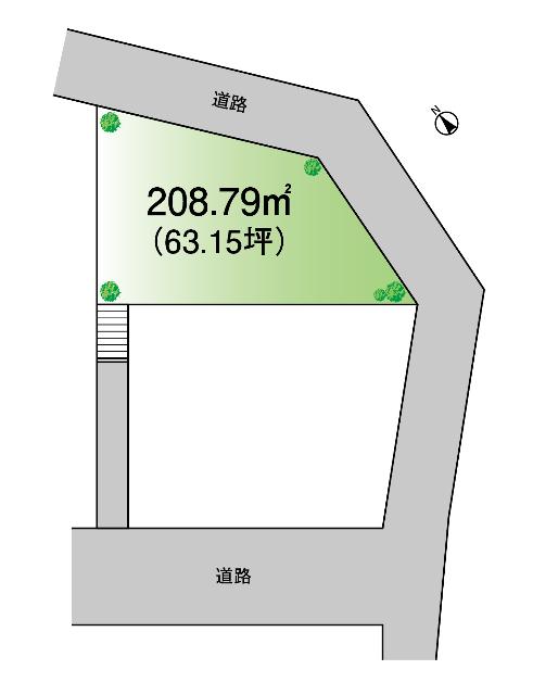 グランファミーロユーカリが丘1 区画図