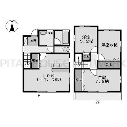  間取り図写真