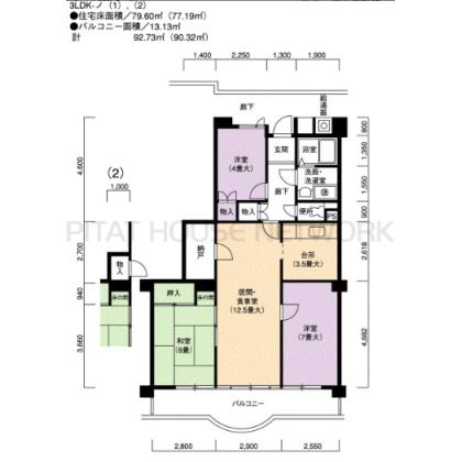  間取り図写真