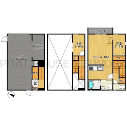  間取り図写真