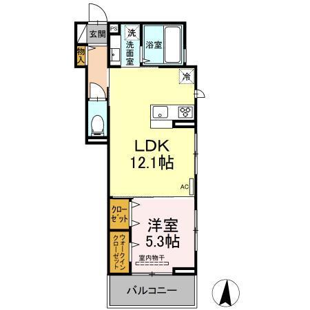 グラン弥富通（201） 間取り図画像