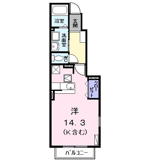 アーバンヴィラ　Ｂ（101） 間取り図画像