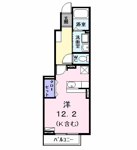 レジデンス・フジ（102） 間取り図画像
