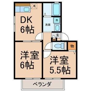 一色ハイツ（202） 間取り図画像