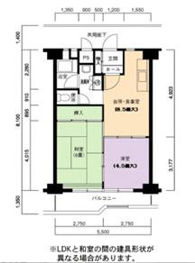  間取り図写真