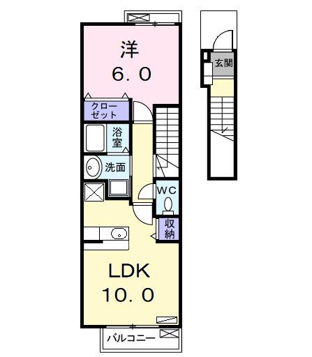 レジデンス・フジ（203） 間取り図画像