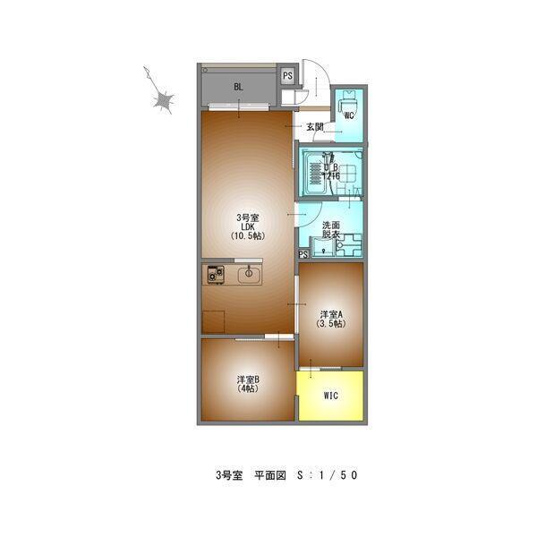  間取り図写真