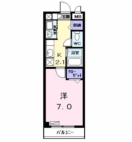 フィオーレ（202） 間取り図画像