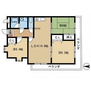サンエール 間取り図画像