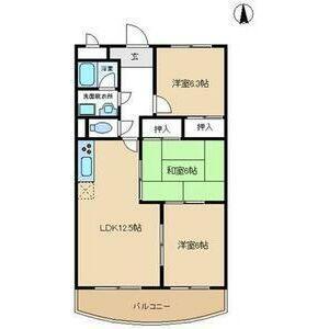 エステートEX白鳥マンション 間取り図画像