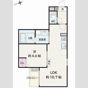 Jack ichiban１ 間取り図画像