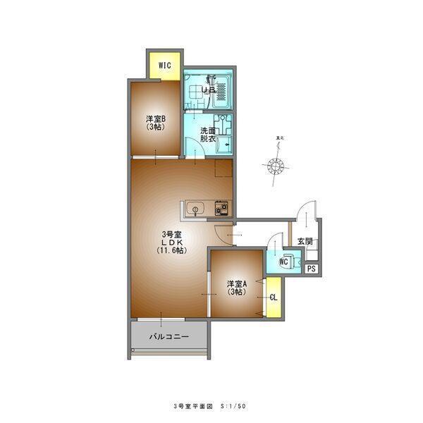 REGALEST妙音通２ 間取り図画像