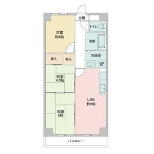 レジディア日比野 間取り図画像