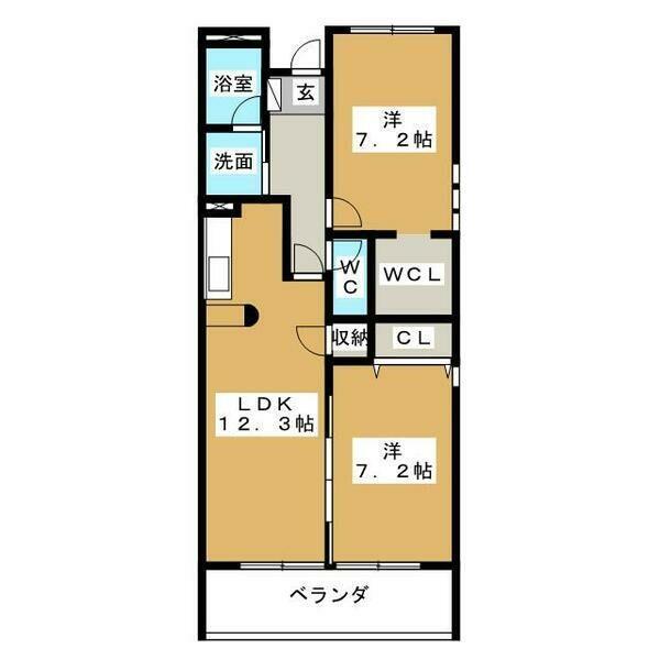 アークステージⅠ 間取り図画像