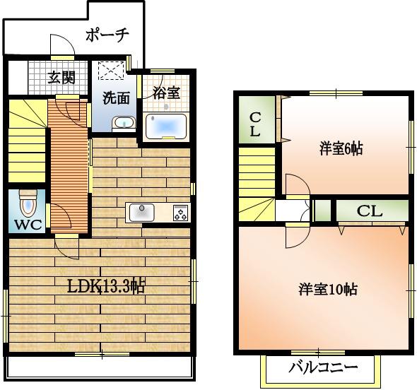アプト白砂 間取り図画像