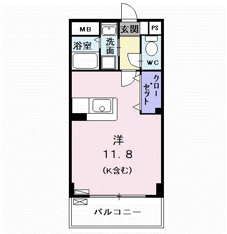 シューネス（203） 間取り図画像