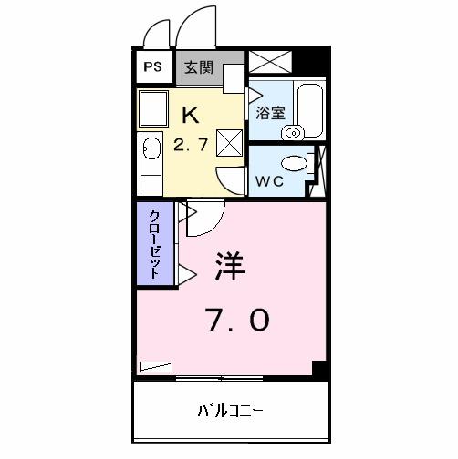 サニーコート月島（103） 間取り図画像