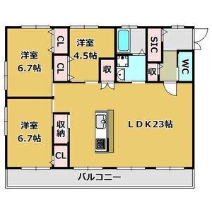 アルファコート名南 間取り図画像