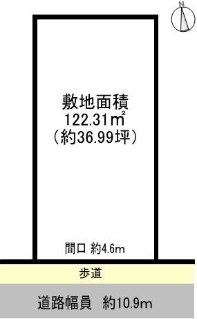 昭和区曙町三丁目 区画図