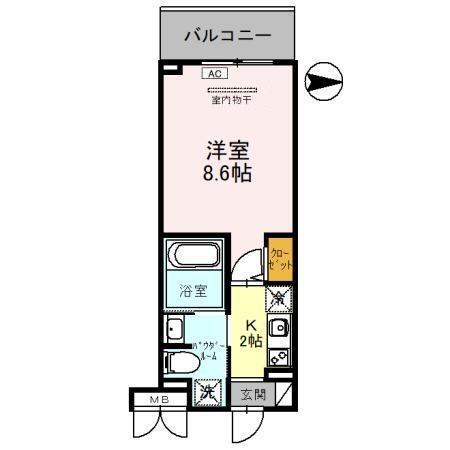 M'sマンション長栄寺（407） 間取り図画像