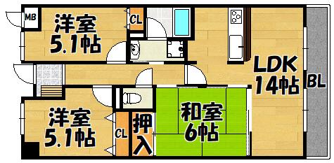 間取図(平面図)