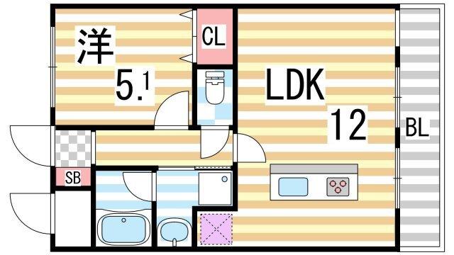 coco vialatte（103） 間取り図画像