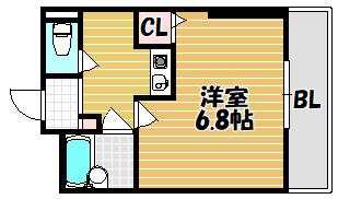 ドリームネオポリス北鴻池（403） 間取り図画像