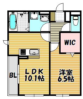 NUKATA COLN SS（205） 間取り図画像