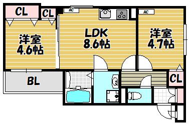 間取図(平面図)